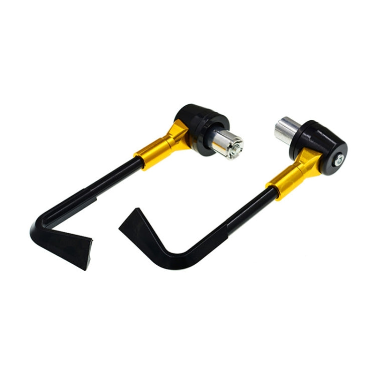 2 PCS Universal 22mm Shockproof Protection Rod CNC Horn Shape Handbrake Motorcycle Modification Accessories(Gold) by buy2fix