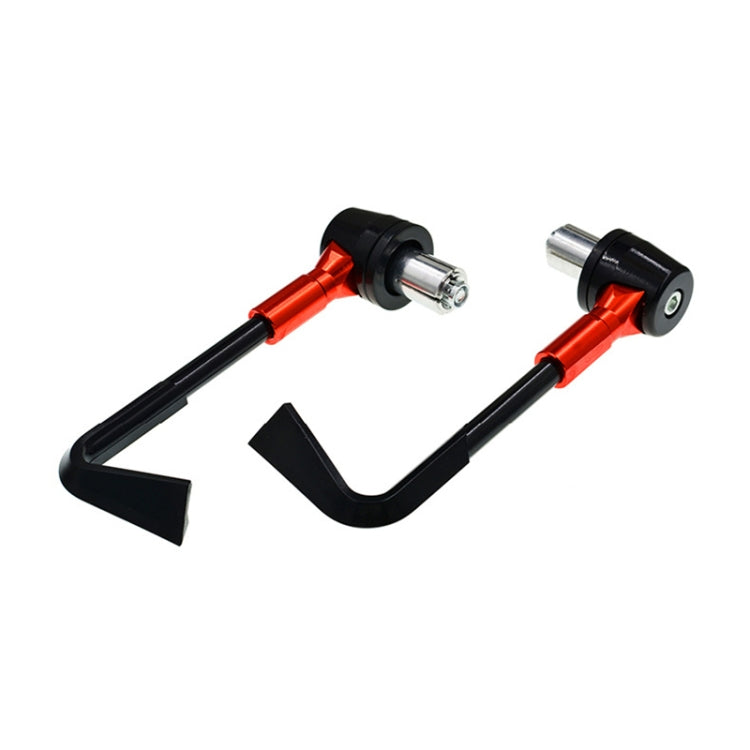 2 PCS Universal 22mm Shockproof Protection Rod CNC Horn Shape Handbrake Motorcycle Modification Accessories(Orange) by buy2fix
