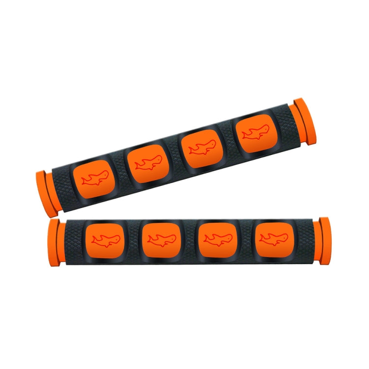 2 PCS Motorcycle Modification Accessories PVC Horn ShapeHand Grip Cover Handlebar Set(Orange) - In Car by buy2fix | Online Shopping UK | buy2fix