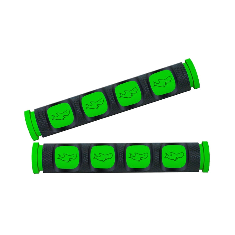 2 PCS Motorcycle Modification Accessories PVC Horn ShapeHand Grip Cover Handlebar Set(Green) - In Car by buy2fix | Online Shopping UK | buy2fix