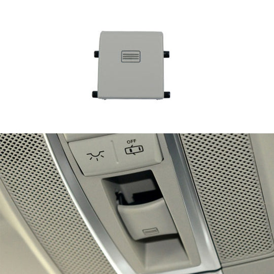 Auto-Dome-Licht-Taste Schiebedach-Fenster-Schalter-Taste für Mercedes-Benz W166 / W292 2012-, Linksfahren, Stil: flach (grau)