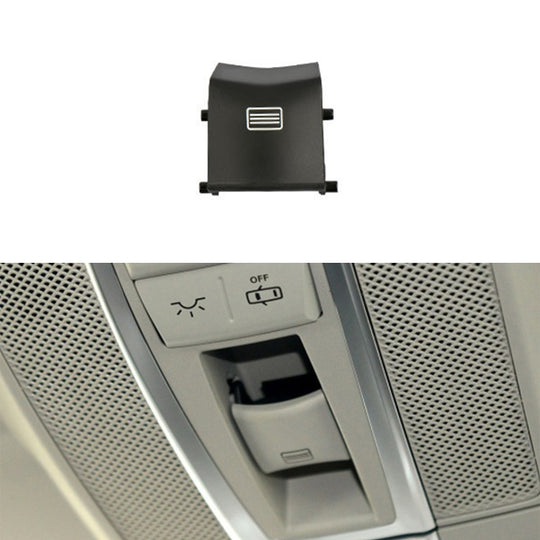 Bouton de commutation de fenêtre de toit ouvrant de bouton d'éclairage de dôme de voiture pour Mercedes-Benz W166 / W292 2012-, conduite à gauche, style: convexe (noir)