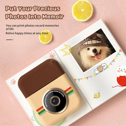 With 32GB Memory Card CP08 2.4 inch IPS HD Screen Children Polaroid Printing Digital Camera - Consumer Electronics by buy2fix | Online Shopping UK | buy2fix