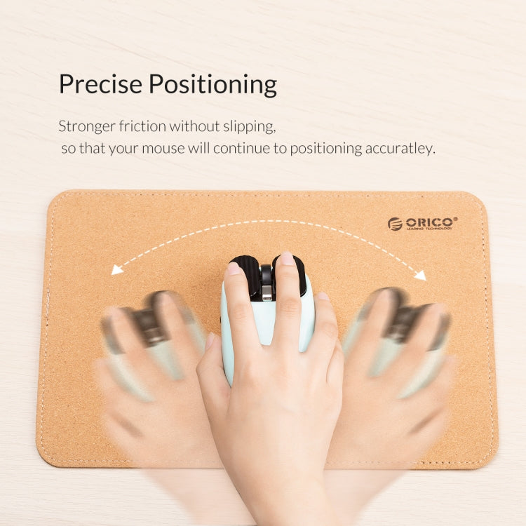 ORICO Double Sided Mouse Pad, Size: 200x300mm, Color:Cork + Coffee - Mouse Pads by ORICO | Online Shopping UK | buy2fix