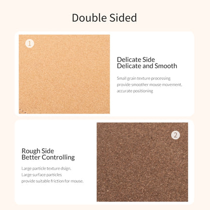 ORICO Double Sided Mouse Pad, Size: 300x600mm, Color:Cork + Coffee - Mouse Pads by ORICO | Online Shopping UK | buy2fix
