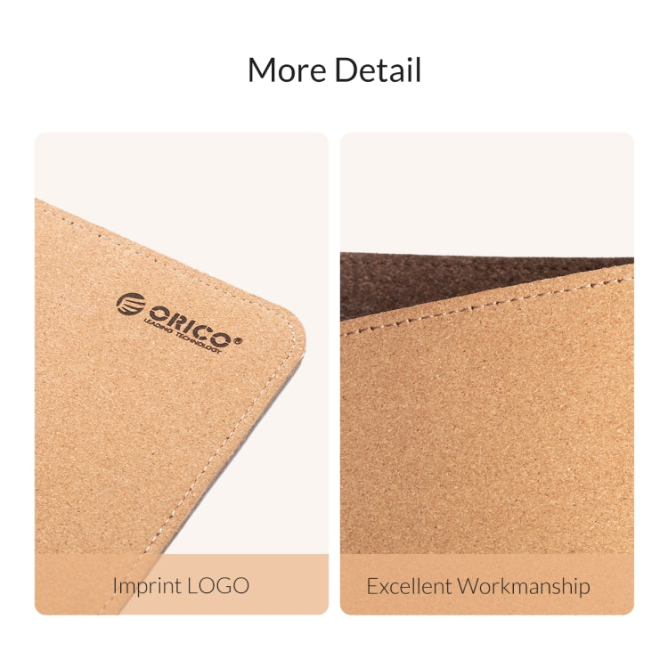 ORICO Double Sided Mouse Pad, Size: 300x600mm, Color:Cork + Coffee - Mouse Pads by ORICO | Online Shopping UK | buy2fix