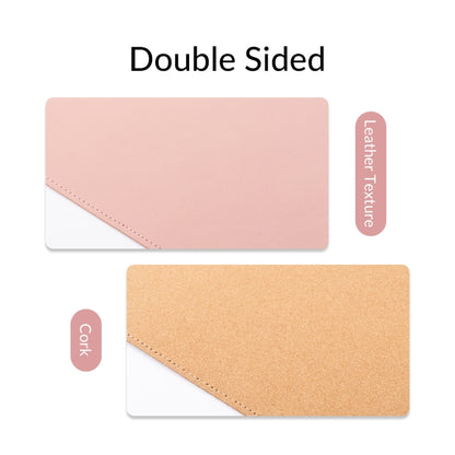 ORICO Double Sided Mouse Pad, Size: 300x600mm, Color:Cork + Pink PU - Mouse Pads by ORICO | Online Shopping UK | buy2fix