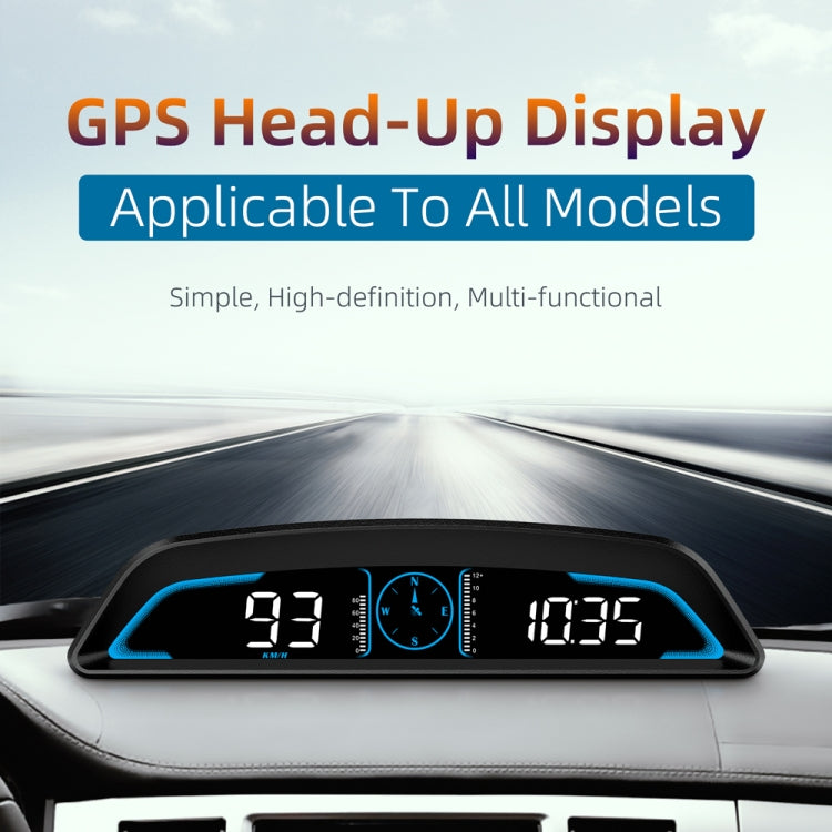 G3 Car 5.5 inch HUD Head-up Display HD GPS Speed Alarm Odometer - In Car by buy2fix | Online Shopping UK | buy2fix