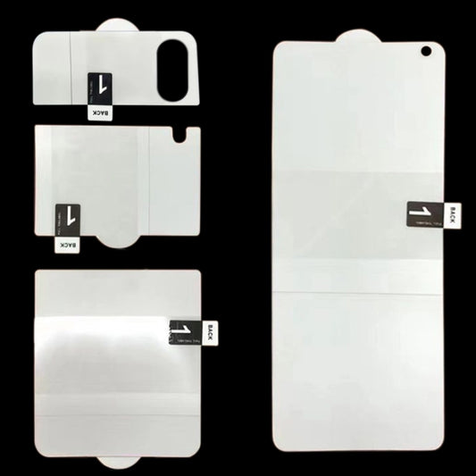 Full Screen Protector Explosion-proof Hydrogel Film For Samsung Galaxy Z Flip4 / W23 Flip 5G(Internal+External Screen) by buy2fix