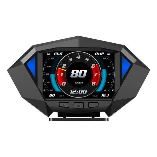 P1 3,5 pouces voiture OBD2 GPS HUD système tête haute compteur de vitesse numérique intelligent affichage du compteur