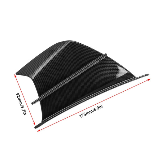 Motorcycle Winglet Aerodynamic Wing Kit Spoiler, Style:Glossy Carbon by buy2fix