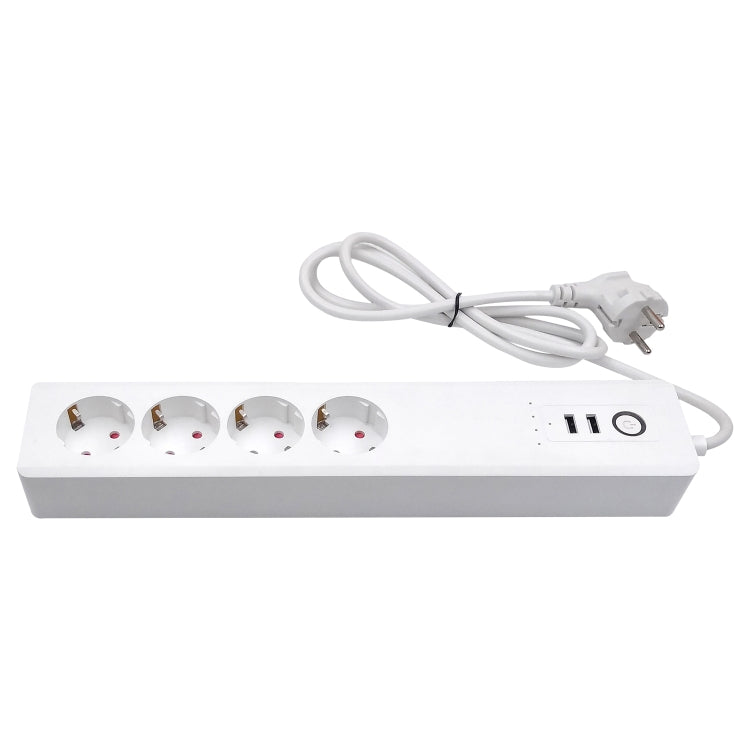 ZigBee 10A SM-SO306-E 4 Holes + 2 USB Multi-purpose Smart Power Strip, EU Plug - Consumer Electronics by buy2fix | Online Shopping UK | buy2fix