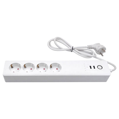 WiFi 10A SM-SO306-E 4 Holes + 2 USB Multi-purpose Smart Power Strip, EU Plug - Consumer Electronics by buy2fix | Online Shopping UK | buy2fix