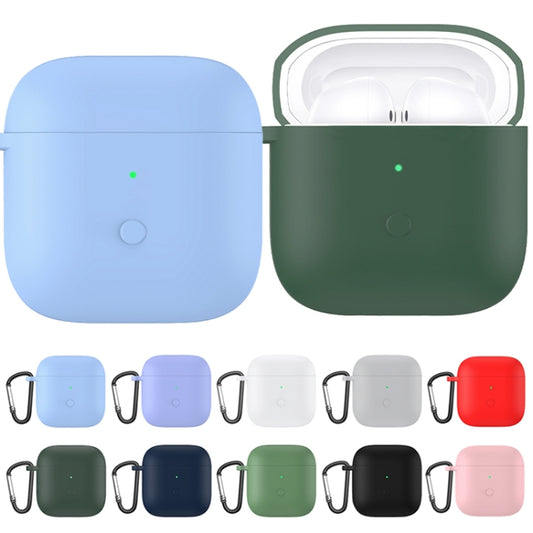 Liquid Silicone One-piece Earphone Protective Case For Redmi Buds3(Midnight Blue) by buy2fix