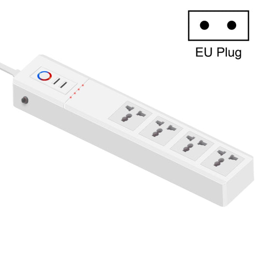 WiFi 16A SM-SO306-M 4 Holes + 2 USB Multi-purpose Smart Power Strip(EU Plug) - Consumer Electronics by buy2fix | Online Shopping UK | buy2fix