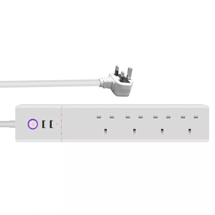 WiFi 16A SM-SO306-K 4 Holes + 2 USB Multi-purpose Smart Power Strip, UK Plug - Consumer Electronics by buy2fix | Online Shopping UK | buy2fix