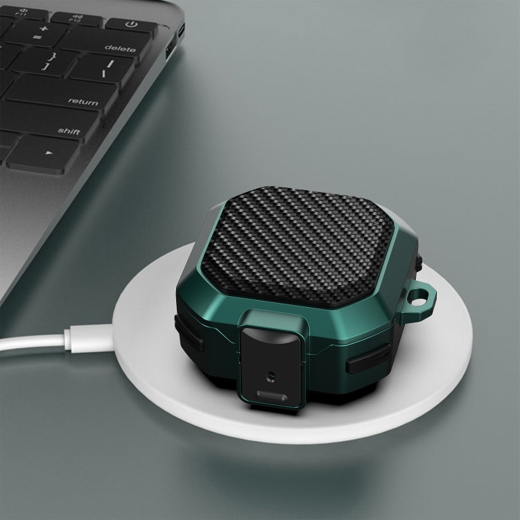 For Samsung Galaxy Buds Live/Buds Pro/Buds 2/2 Pro Anti-fall Earphones Case with Switch (White) by buy2fix