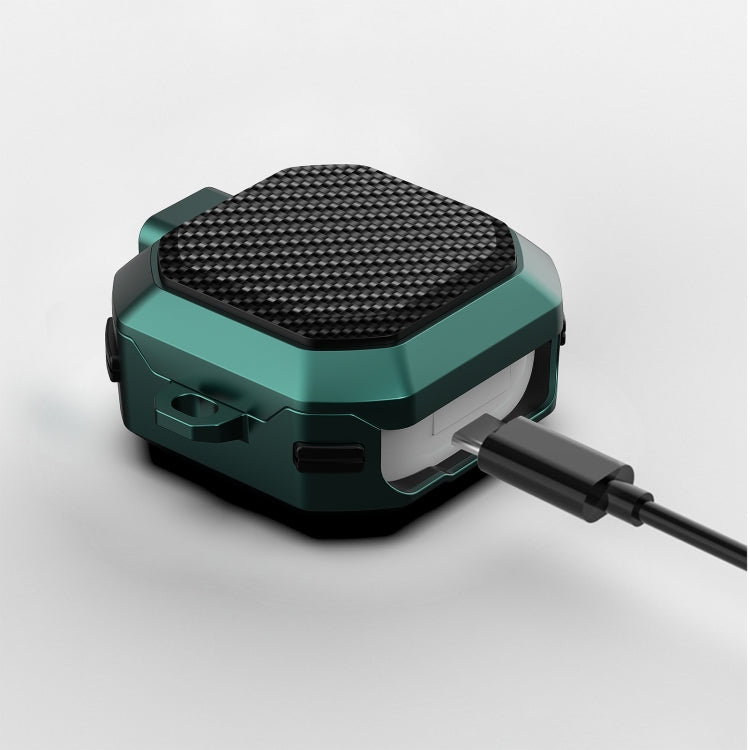 For Samsung Galaxy Buds Live/Buds Pro/Buds 2/2 Pro Anti-fall Earphones Case with Switch (White) by buy2fix