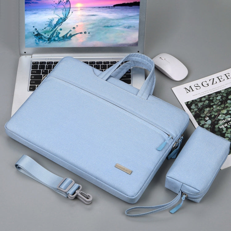 Handbag Laptop Bag Inner Bag with Shoulder Strap/Power Bag, Size:14 inch(Blue) by buy2fix