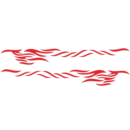 2 PCS/Set D-369 Totem Pattern Car Decorative Sticker(Red)