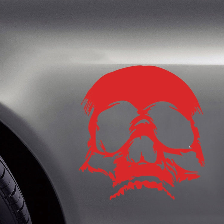 D-774 Evil Skull Pattern Car Modified Decorative Sticker(Red) - In Car by buy2fix | Online Shopping UK | buy2fix