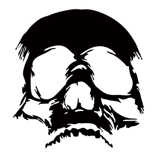 D-774 Evil Skull Pattern Car Modified Decorative Sticker(Black)