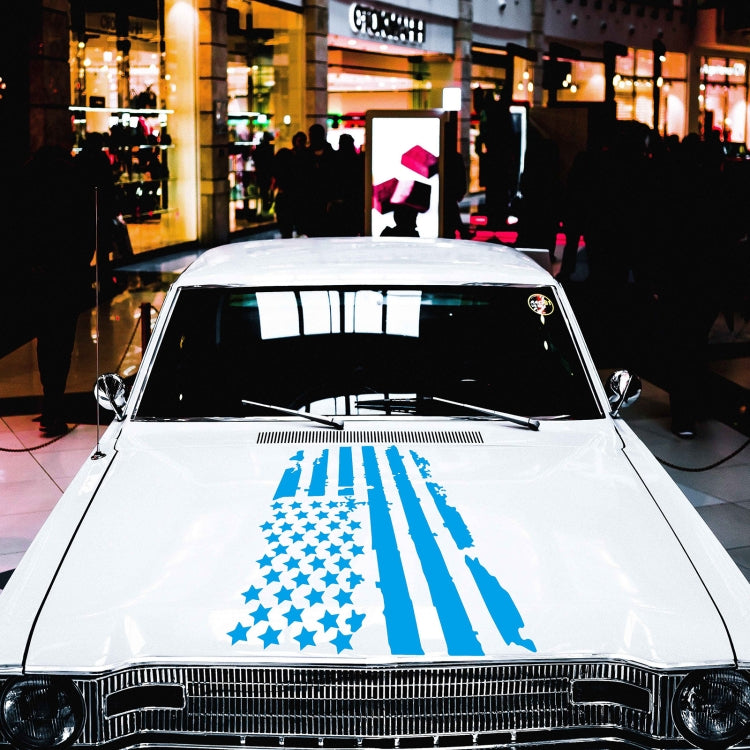 D-778 American Flag Pattern Car Modified Decorative Sticker(Blue) - In Car by buy2fix | Online Shopping UK | buy2fix