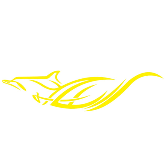 D-905 Animal Pattern Car Modified Decorative Sticker(Yellow) by buy2fix