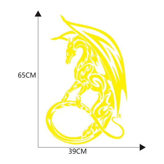 D-931 Pterosaur Pattern Car Modified Decorative Sticker(Yellow) by buy2fix