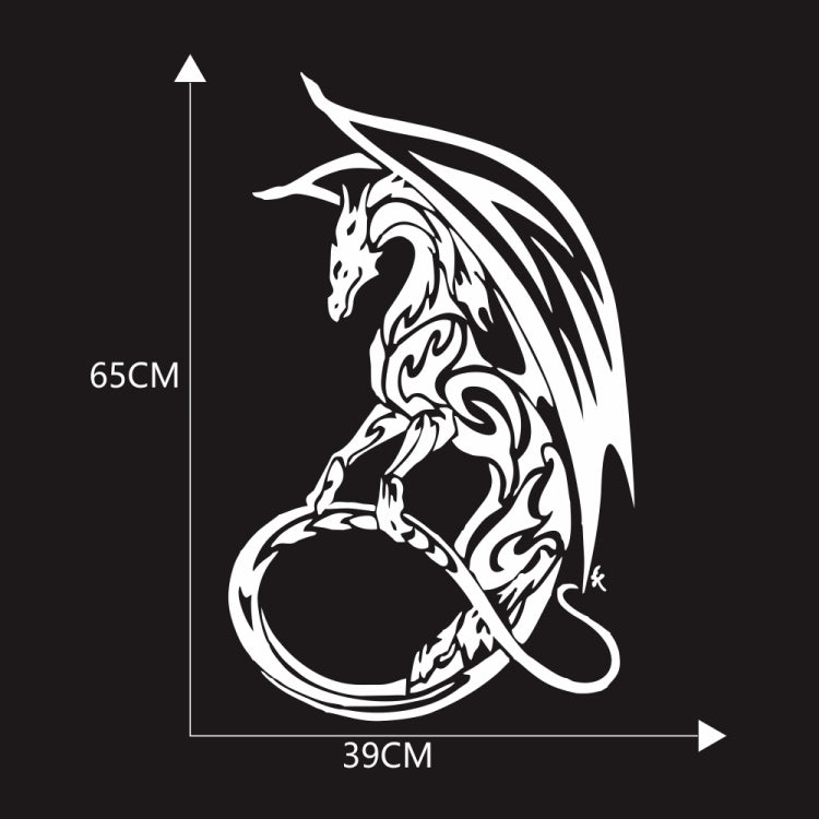 D-931 Pterosaur Pattern Car Modified Decorative Sticker(White) by buy2fix