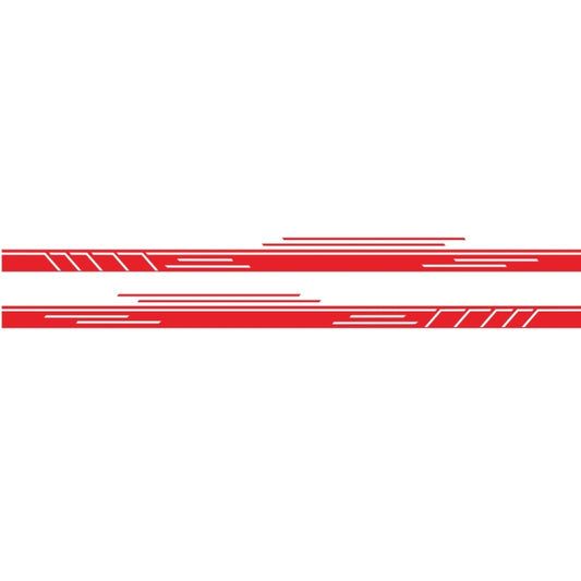 2 PCS/Set D-932 Stripe Pattern Car Modified Decorative Sticker(Red) by buy2fix