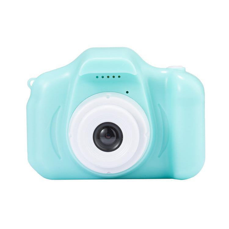 X2S 2.0 Inch LCD Screen Mini Children Camera Digital Camera, Resolution:HD Single Camera 1300W+ 32G Memory Card + Card Reader + Cartoon Stickers(Green) - Consumer Electronics by buy2fix | Online Shopping UK | buy2fix