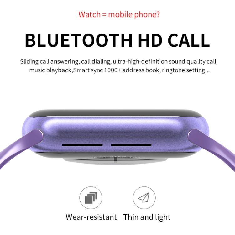 HW18 1.6 inch TFT Screen Smart Watch, Support Bluetooth Call / 3D Dynamic UI Interaction(Black) - Smart Wear by buy2fix | Online Shopping UK | buy2fix