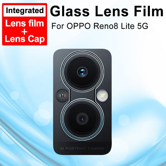 For OPPO Reno8 Lite 5G imak Integrated Rear Camera Lens Tempered Glass Film by imak