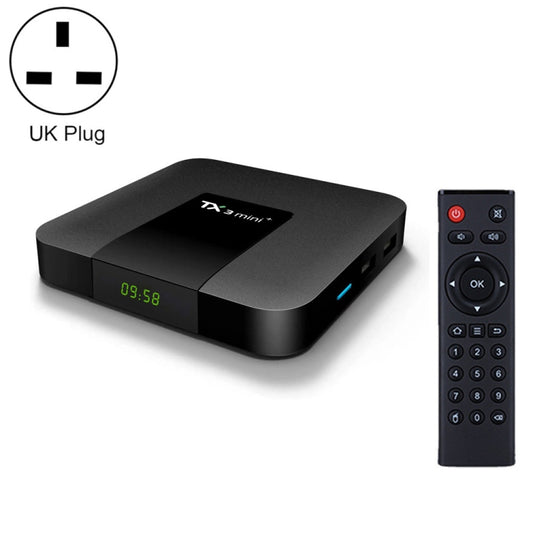 TX3 mini+  Android 11.0 Smart TV Box, Amlogic S905W2 Quad Core, Memory:2GB+16GB, 2.4GHz / 5GHz WiFi(UK Plug) - Consumer Electronics by buy2fix | Online Shopping UK | buy2fix