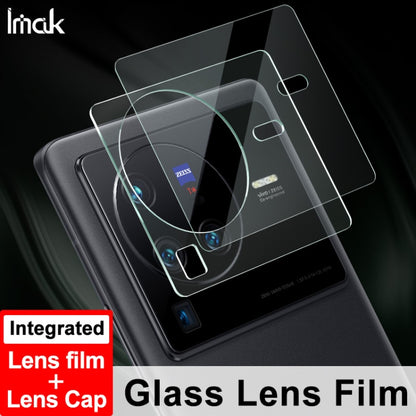 For vivo X80 Pro 5G imak Integrated Rear Camera Lens Tempered Glass Film with Lens Cap - OPPO & vivo Accessories by imak | Online Shopping UK | buy2fix