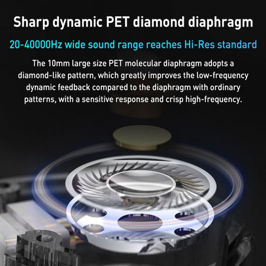 KZ-EDC 1.2m High-Value Subwoofer Wired HIFI In-Ear Headphones, Style:Without Microphone(Colorful) by KZ