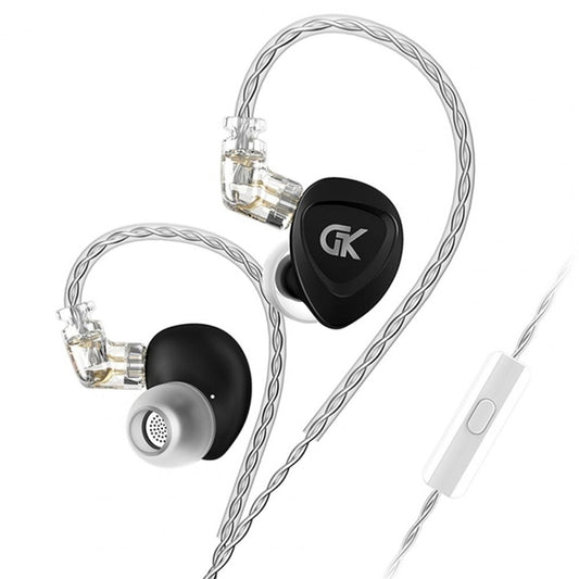 GK GSE Ten-Unit Coil Iron Subwoofer HIFI In-Ear Headphones(With Microphone) - In Ear Wired Earphone by buy2fix | Online Shopping UK | buy2fix