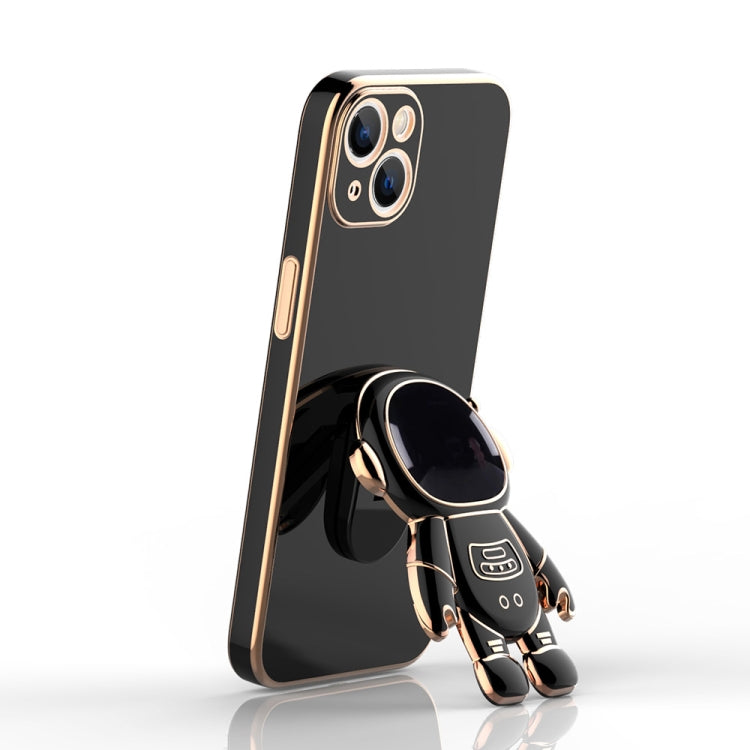 For iPhone 11 Plating Astronaut Holder Phone Case (Matcha Green) by buy2fix