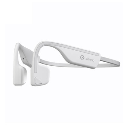 Sanag A11S Bone Conduction Second-generation Air Conduction Headphones(White Grey) - Sport Earphone by Sanag | Online Shopping UK | buy2fix