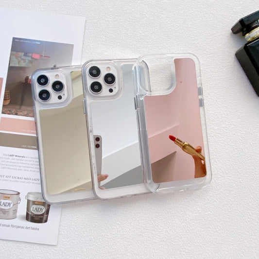 For iPhone 14 Mirror TPU Phone Case (White) by buy2fix