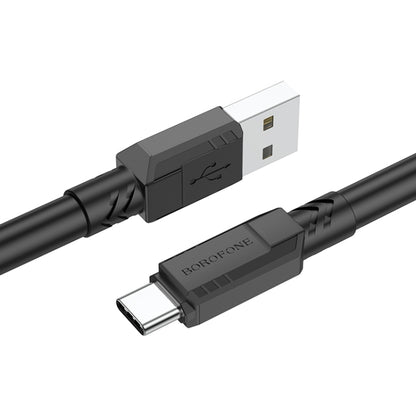 Borofone BX81 USB to Type-C Goodway Charging Data Cable, Length:1m(Black) -  by Borofone | Online Shopping UK | buy2fix