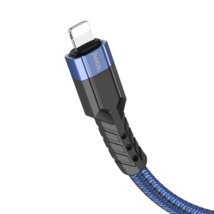 hoco U110 20W USB-C / Type-C to 8 Pin PD Charging Data Cable，Length：1.2m(Blue) - 2 in 1 Cable by hoco | Online Shopping UK | buy2fix