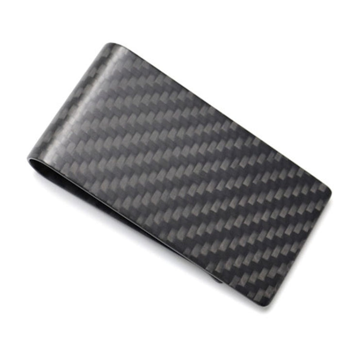 Car Carbon Fiber Card Holder Wallet Credit Card Clip(Matte) - In Car by buy2fix | Online Shopping UK | buy2fix