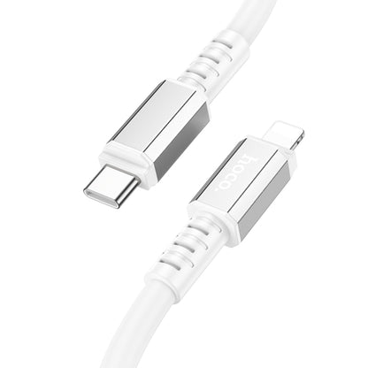 hoco X85 20W USB-C / Type-C to 8 Pin Strength PD Charging Data Cable，Length：1m(White) - 2 in 1 Cable by hoco | Online Shopping UK | buy2fix