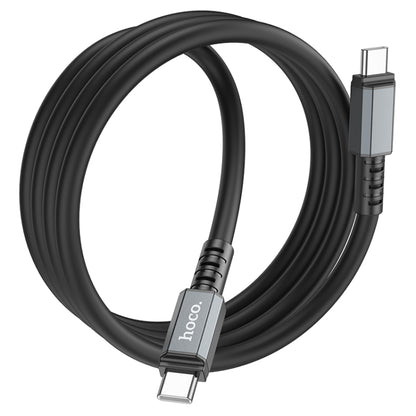 hoco X85 60W USB-C / Type-C to USB-C / Type-C Strength Charging Data Cable，Length：1m(Black) -  by hoco | Online Shopping UK | buy2fix