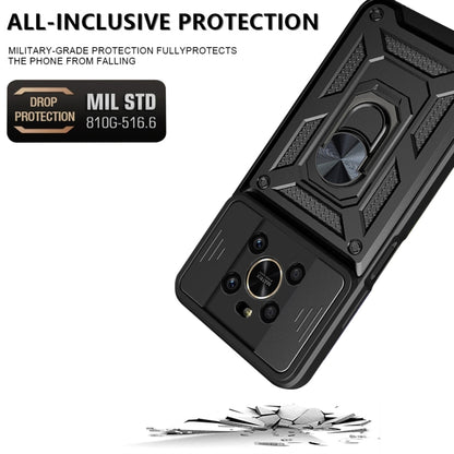 For Honor X9 5G/X9 4G Sliding Camera Design TPU + PC Phone Case(Blue) by buy2fix