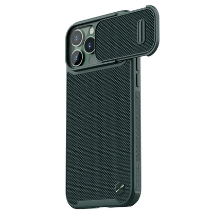 For iPhone 13 Pro Max NILLKIN 3D Textured Nylon Fiber TPU + PC Phone Case (Green) - iPhone 13 Pro Max Cases by NILLKIN | Online Shopping UK | buy2fix