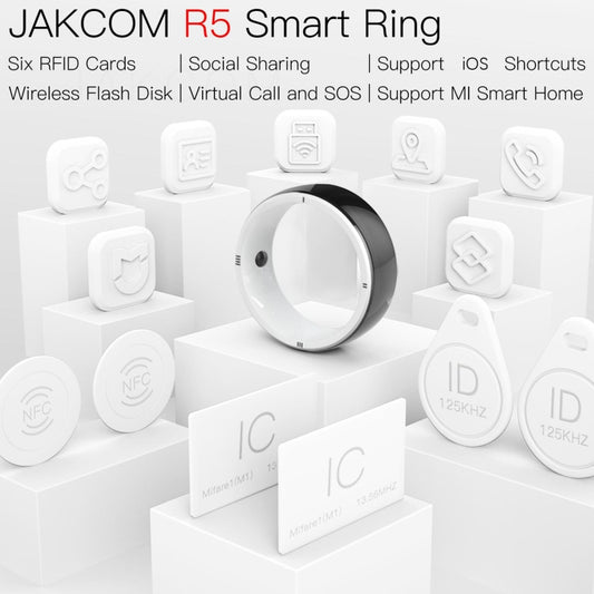 JAKCOM R5 Smart Ring Multifunction Smart Wear Ring, Size:L by JAKCOM