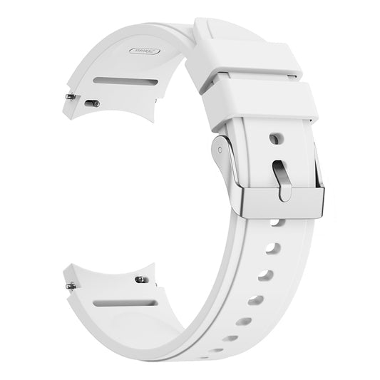 For Samsung Galaxy Watch 5 Pro 45mm Silicone Watch Band(White) by buy2fix